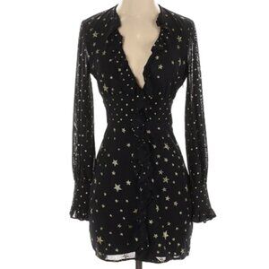 Gold Glitter Star Dress